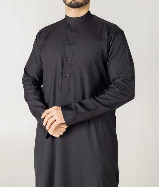 THOBE | QAMIS |  SAUDI | BLACK