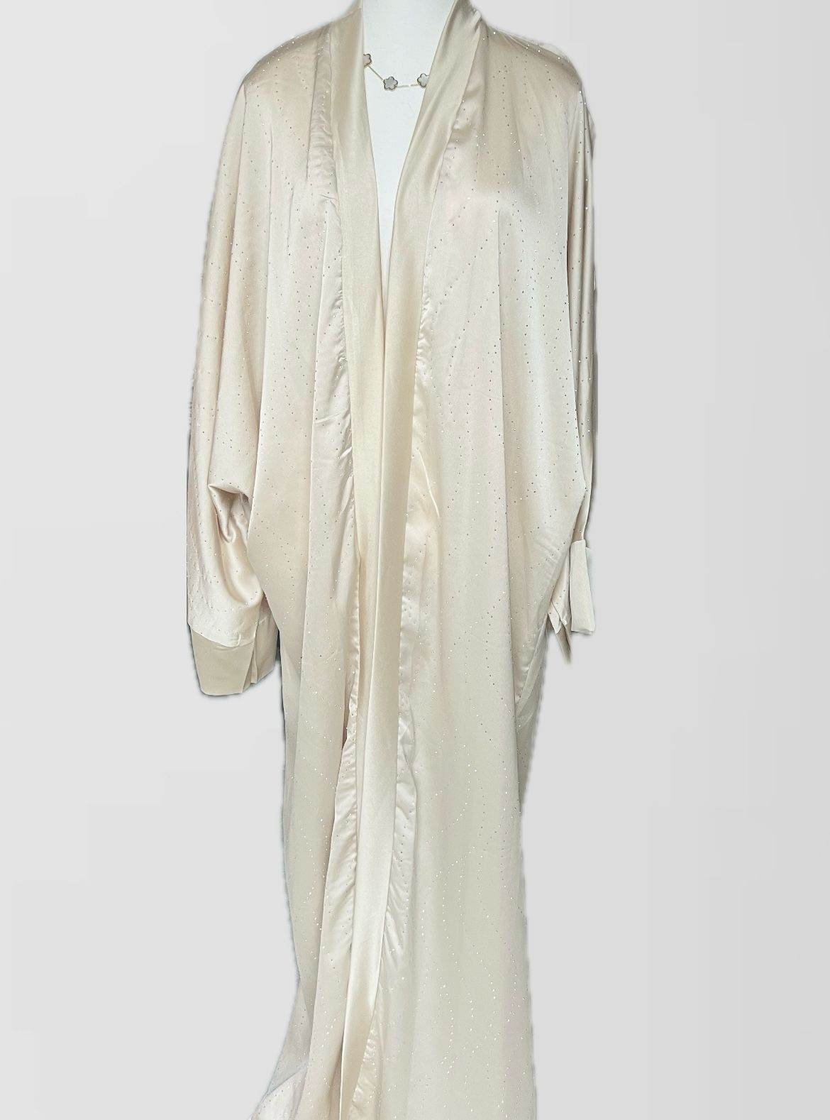 ABAYA PEARL OPEN | BEIGE