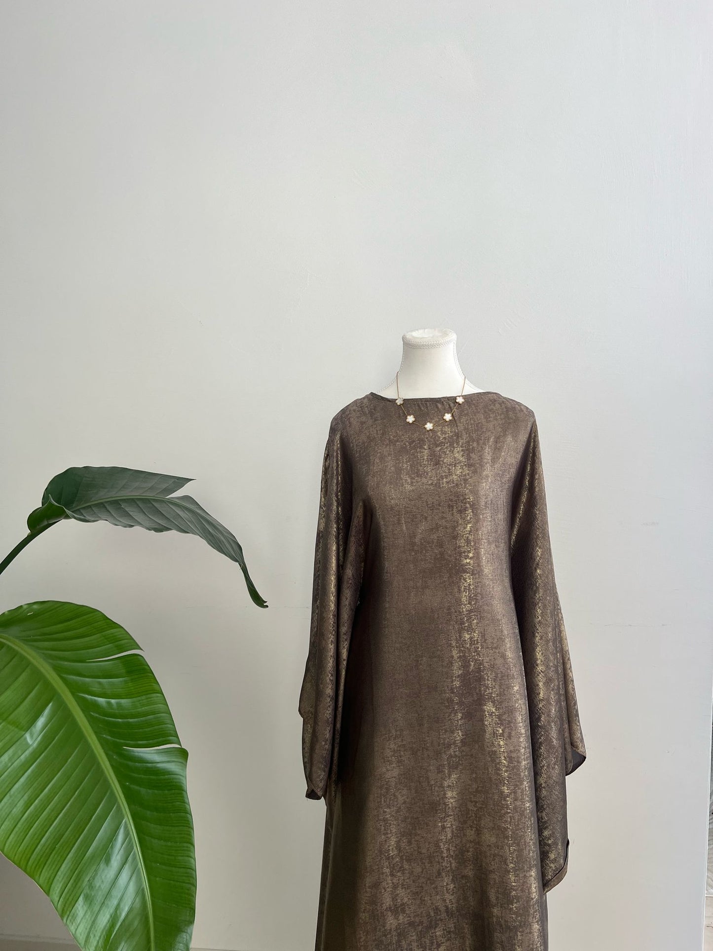 ABAYA METALLIC | BEIGE