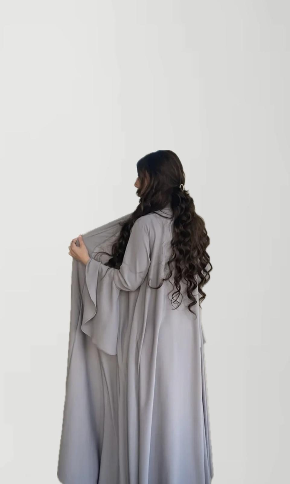 ABAYA | BUTTERFLY | GREY