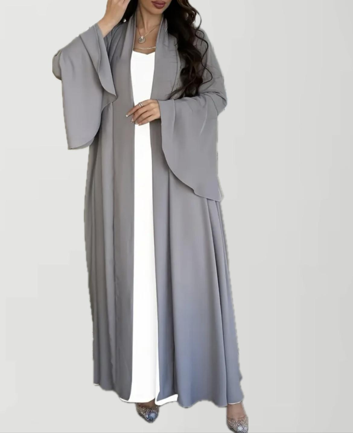 ABAYA | BUTTERFLY | GREY