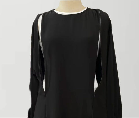 DRESS  |  MOM BREASTFEEDING | BLACK